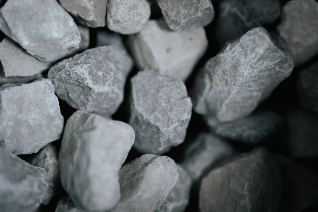Plant Community Relations - close-up of crushed limestone